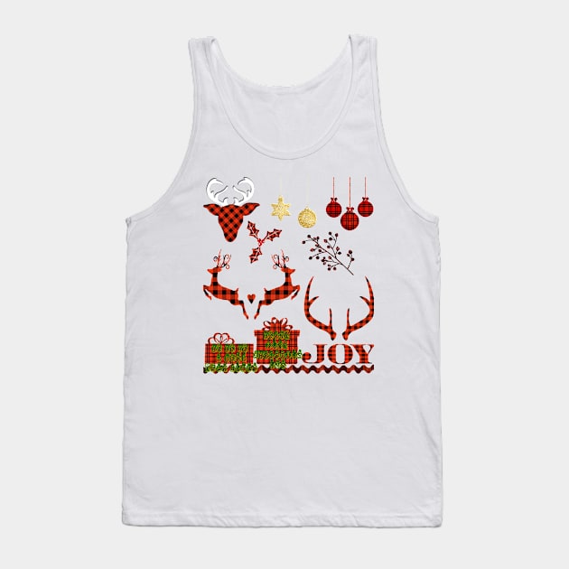 Horny  Many Christmas Tank Top by smashing_cool